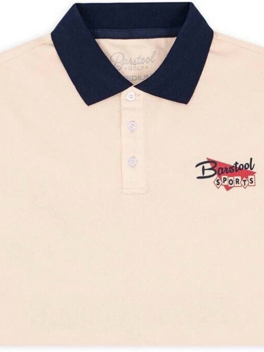 Barstool Sports “Saturdays Are For The Boys” Golf Polo in Size Large